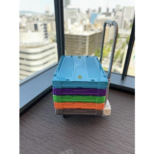 スケルコンオリコン 50L トラスコ 5個セット TRUSCO中山 トラスコ TRUSCO オリコン 薄型折りたたみコンテナ