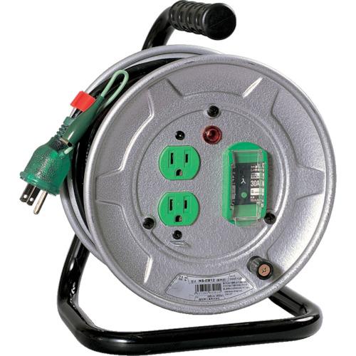 【大特価!!】 日動　電工ドラム　標準型１００Ｖドラム　アース漏電しゃ断器付　１０ｍ　（1台）　品番：NS-EB12 コードリール、延長コード