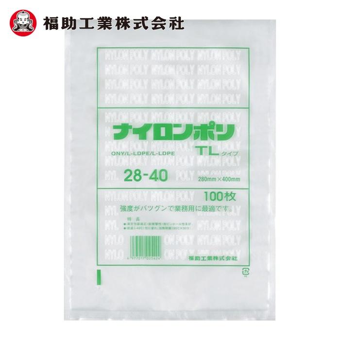 福助工業 ナイロンポリ TLタイプ 28-40 (1袋) 702943 : 工具ランド