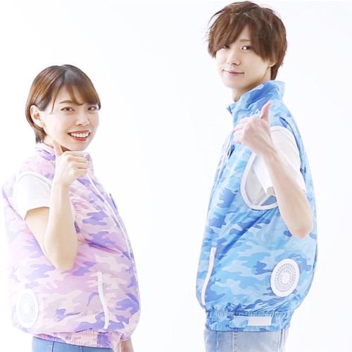 室谷 KAZEKURU 空調エアコン服ベスト ブルー LLー3Lサイズ (1着 室谷 KAZEKURU 空調エアコン服ベスト ブルー LLー3Lサイズ (1着