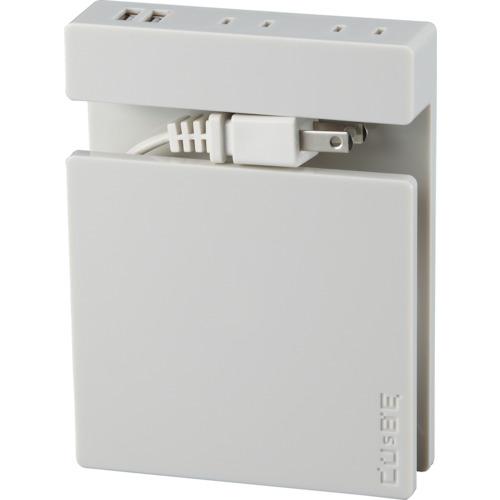 ハタヤ USBポート付延長コード キュービー パールホワイト(1個) 品番：SSS-01W｜kouguland｜04
