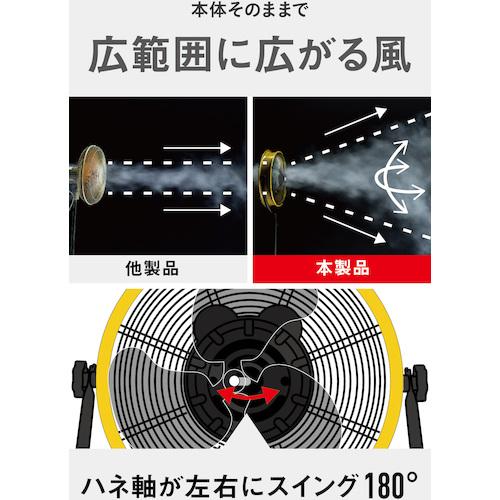 キャタピラー CAT HV-18S180 工場扇 45cm(壁・床タイプ)羽根軸180°半転