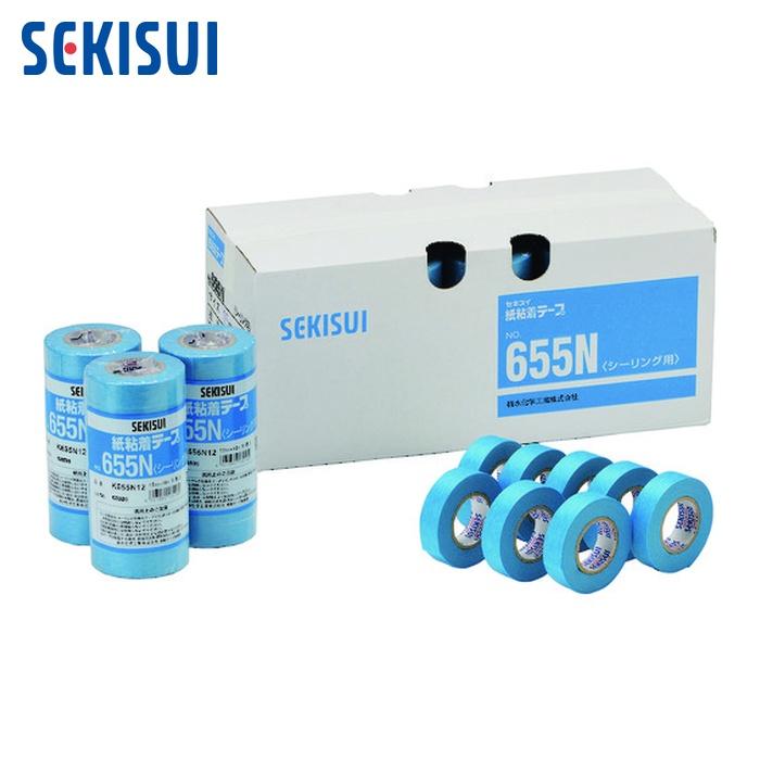 セキスイ 積水 和紙粘着テープ#655N シーリング用 24×18(1パック=5巻入 