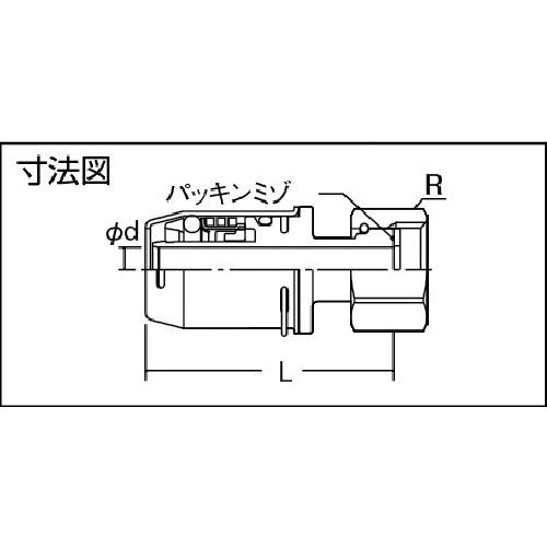 TBC ワンタッチ継手ユニオン (1個) 品番：OT13-YF｜kouguland｜02