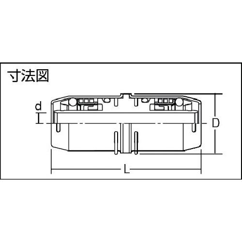 タブチ（TABUCHI） OT16(PN15)-K ワンタッチ継手ソケット (1個) : 工具