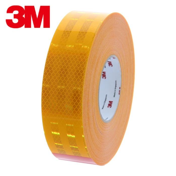 3M スリーエム ダイヤモンドグレード反射シート 黄色 50.8mmX45.7m (1 