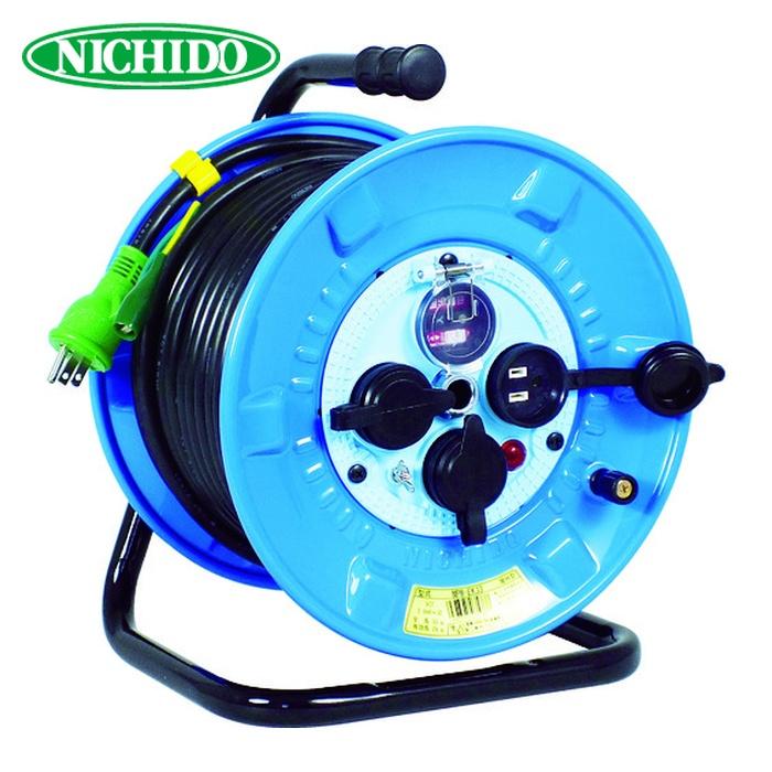 日動工業 NICHIDO NPW-EK33 電工ドラム 屋外型 アース付 過負荷漏電 