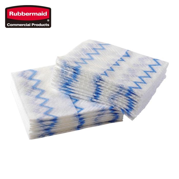 ■【在庫限り】ラバーメイド ディスポーサブルマイクロファイバークロス(640枚入り)〔品番:RM2136053BL〕【2904113:0】[店頭受取不可] Rubbermaid（ラバーメイド） ディスポーサブルマイクロファイバー