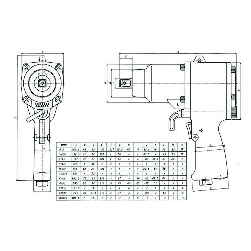 VESSEL エアインパクトレンチ GT-P18J 動作品｜別府市引き取り VESSEL エアインパクトレンチ GT-P18J 動作品｜別府市引き取りの通販は