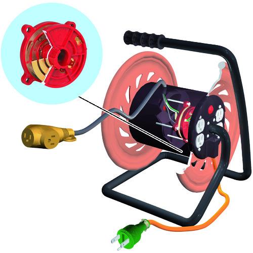 日動工業 NICHIDO 電工ドラム 延長コードリール マジックリール 100V