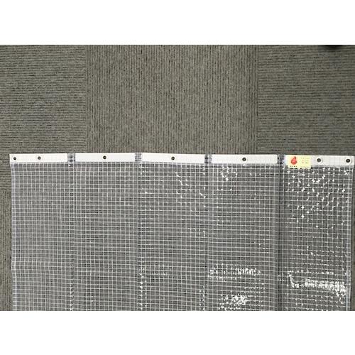 ユタカメイク シート 簡易間仕切り防炎・制電 2m×2m クリア (1枚) B