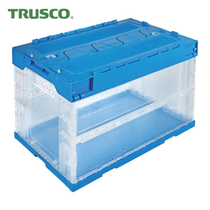 TRUSCO中山 トラスコ TRUSCO オリコン α折りたたみコンテナ 50L 