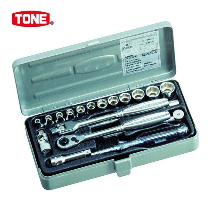 TONE（トネ） 1800M ソケットレンチセット 19pcs (1S) : 工具ランド