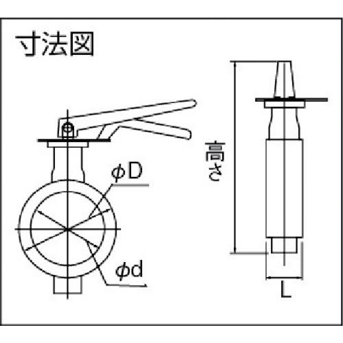 巴バルブ 700G-1T-80-S-N 700G-1T JIS10K FCD450/SCS14/NBR 80A (1台)