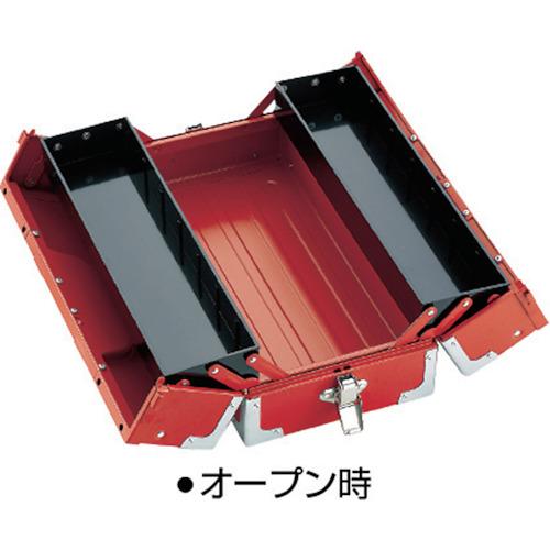 TONE（トネ） BX322SSV スチール製工具箱 ツールケース(メタル) V形2段
