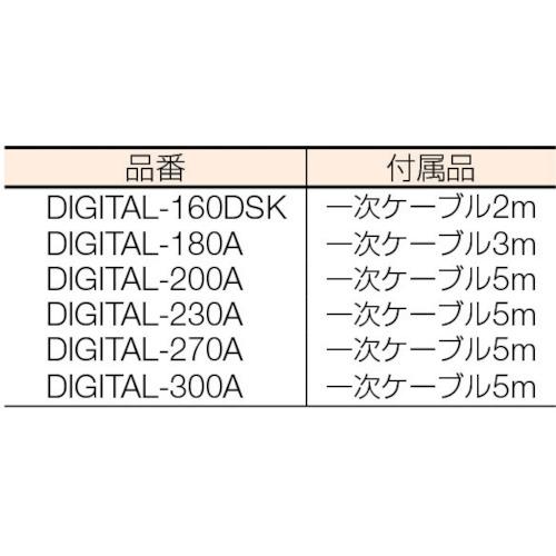 日動 直流溶接機 デジタルインバータ溶接機 三相200V専用300A (1台) 品番：DIGITAL-300A｜kouguland｜02