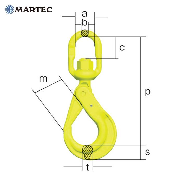 マーテック MARTEC BKL-6-10 スイベルフック BKL-6 (1個) : 工具ランド