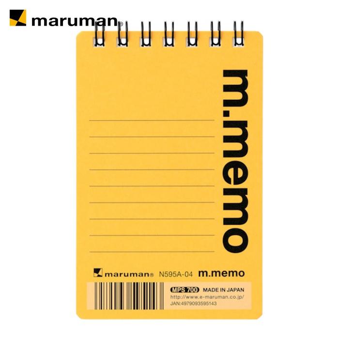 めもページ maruman（マルマン） maruman A7メモ エムメモ 6mm横罫イエロー (1冊