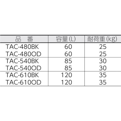 TRUSCO(トラスコ) 万能アルミ保管箱 黒 543X410X457 (1個) TAC-540BK｜kouguland｜05