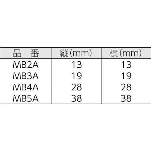 ヘラマンタイトン インシュロック マウントベース (100個入) (1袋) 品番：MB5A｜kouguland｜02