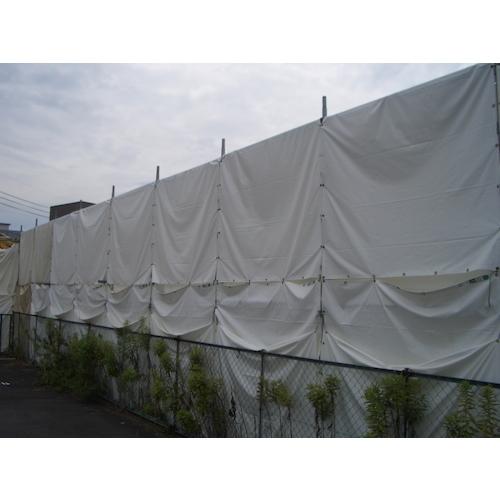 萩原工業 ターピー PEソフト防炎クロス ホワイト 1.81m×50m/R (1本) PESBC1850-WH_4