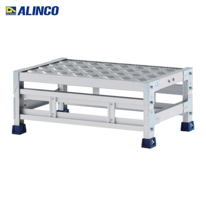 ALINCO（アルインコ） 作業台(天板縞板タイプ)1段 天板寸法600×400mm高 