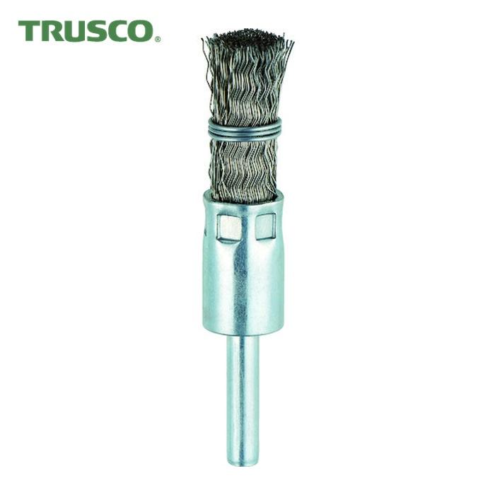 TRUSCO中山 トラスコ TRUSCO 筒型ブラシΦ15X軸6 SUS 0.3 くくりタイプ