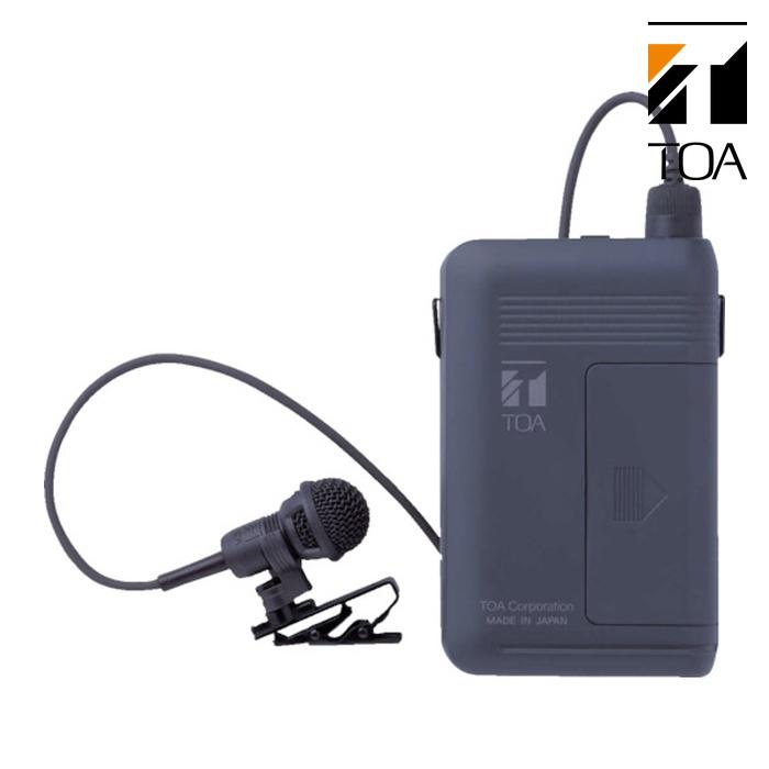 TOA ワイヤレスマイク 付属品付き TOA ワイヤレスマイク（タイピン型） (1台) 品番：WM-1320 : 工具