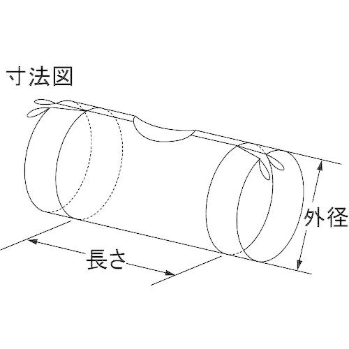 ヤガミ YAGAMI TJVG-20A 配管保護材 グローブバルブ用保温ジャケット(HJGL10020F) 保温厚15mm 130×190mm (1個)_4