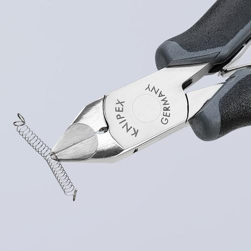 KNIPEX クニペックス 7732-120HESD ESD超硬刃エレクトロニクスニッパー 120mm 静電気防止 小ベベル付き (1丁)_5