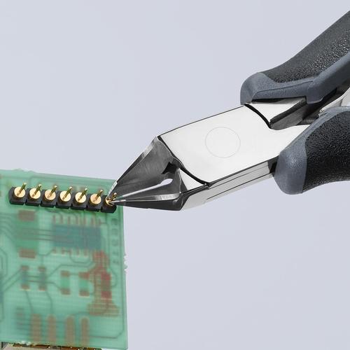 KNIPEX クニペックス 7732-120HESD ESD超硬刃エレクトロニクスニッパー 120mm 静電気防止 小ベベル付き (1丁)_6