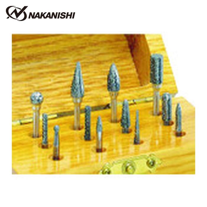 ナカニシ（NAKANISHI） 28145 超硬カッター セット 12本入 軸φ3 (1S