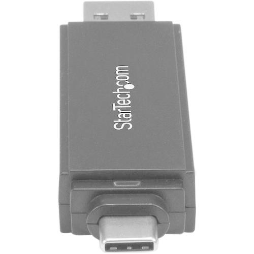 スターテック USBカードリーダー/USB-C & USB-A/SD & MicroSD/2スロット (1箱) 品番：SDMSDRWU3AC｜kouguland｜03