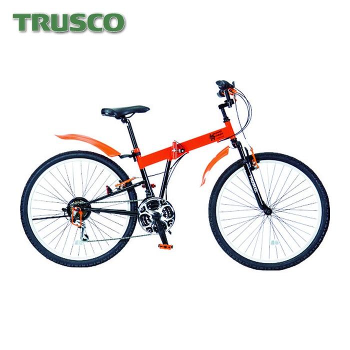 トラスコ TRUSCO 災害時用ノーパンク自転車 ハザードランナー 26インチ