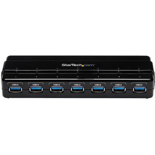 StarTech ST7300USB3B USBハブ/USB 3.0/USB-A - 7x USB-A/ACアダプター/デスクトップ (1箱)_1