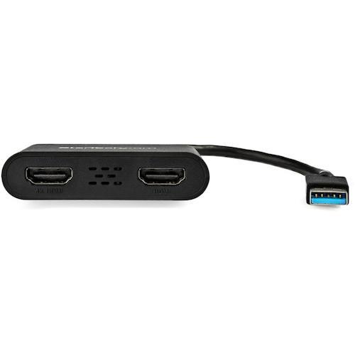 StarTech USB32HD2 ディスプレイアダプター/USB-A - 2x HDMI/USB 3.0/Winのみ対応 (1個)_1