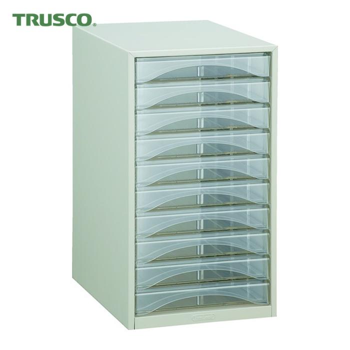 TRUSCO中山 トラスコ TRUSCO 10段レターケース A4型・浅型タイプ 10段