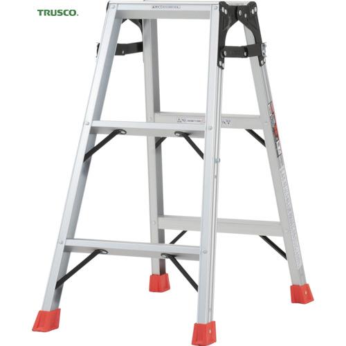 宅配 トラスコ　はしご兼用脚立　アルミ合金製・脚カバー付　高さ０．８１ｍ　（1台）　品番：THK-090 脚立、踏み台