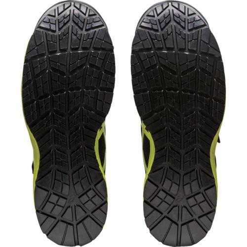 ウィンジョブ アシックス asics CP216 ブラック×ネオンライム 26.0cm