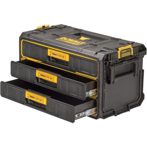 DEWALT タフシステム2.0 3段引き出しチェスト DWST08330-1 DEWALT デウォルト DWST08330-1 タフシステム2.0 3段引き出しチェスト