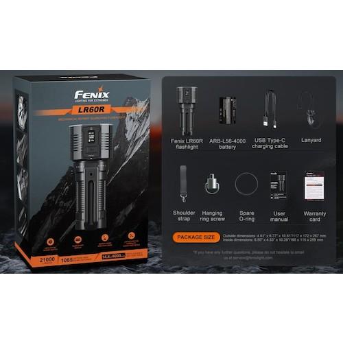 FENIX（フェニックス） LR60R 充電式LEDライト (1個) : 工具ランド
