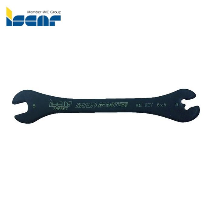 イスカル (ISCAR) フライスカッター+チップ12枚 イスカル ISCAR MM KEY 8X5 フライス工具用部品 スパナ 8×5 (1個