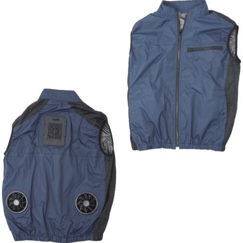 サンコー 冷却ベスト 圧倒的に冷える 冷蔵服3 ネイビー 3L (1着) 品番