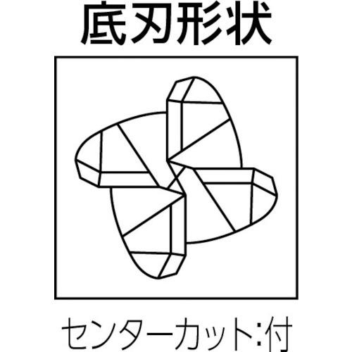 三菱K 三菱マテリアル VFHVRBD020R05N035T04 4枚刃インパクトミラクル高能率加工用 超硬テーパネク制振ラジアスエンドミル2mm (1本)_1