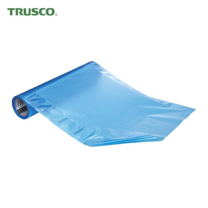 TRUSCO中山 トラスコ TRUSCO 手で切れる粘着付養生シート 幅500mmX長さ