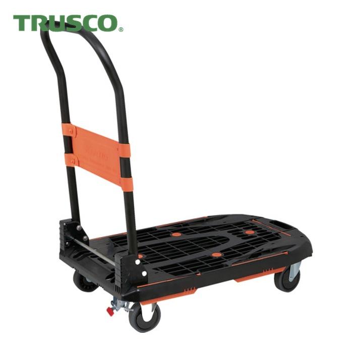 TRUSCO中山 トラスコ TRUSCO 樹脂台車 カルティオ 780X490 折畳 