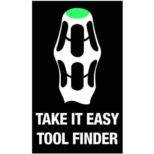 Wera 334SK/6 ドライバーセット(ラック付) (1S) 品番：007680 : 工具