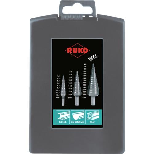 RUKO 101326RO 3枚刃ステップドリル 3本組セット ハイス (1S) : 工具