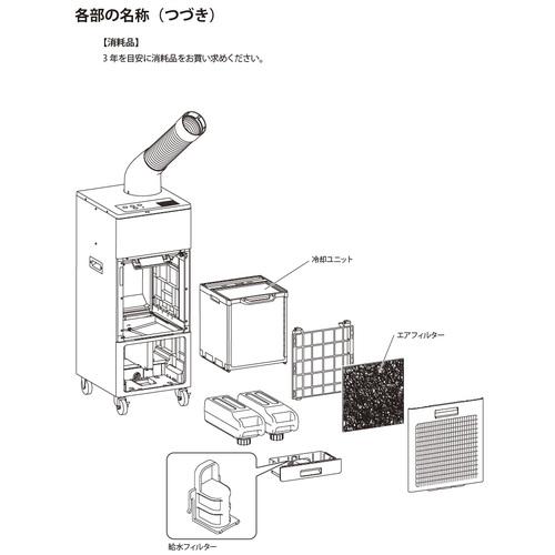 brother 排気熱風レス&フロンレススポットクーラー [PureDrive] 首振り