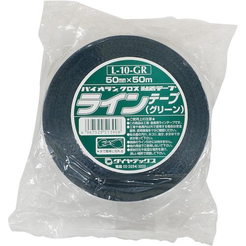 パイオラン ラインテープ 50mm×50m 緑 (1巻) 品番：L-10-GR-50MM｜kouguland｜02